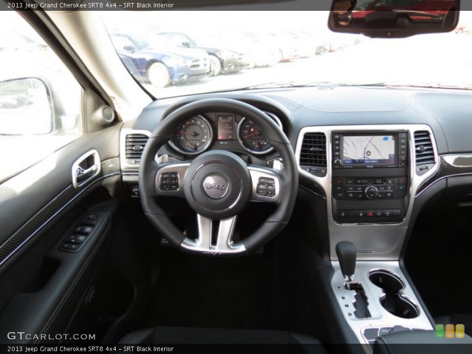 SRT Black Interior Dashboard for the 2013 Jeep Grand Cherokee SRT8 4x4 #76191602