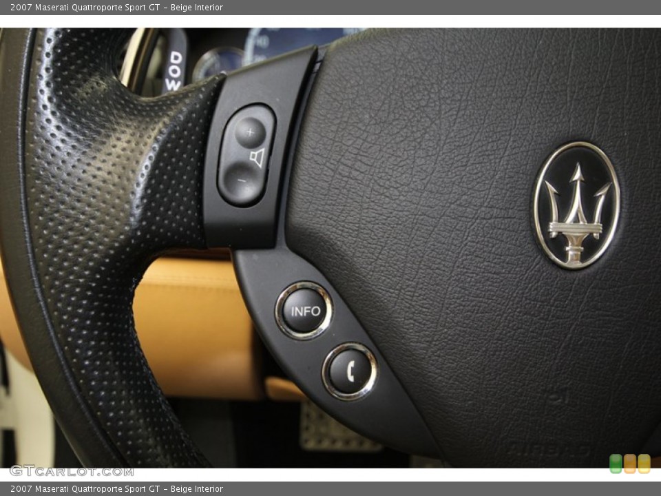 Beige Interior Controls for the 2007 Maserati Quattroporte Sport GT #76192604