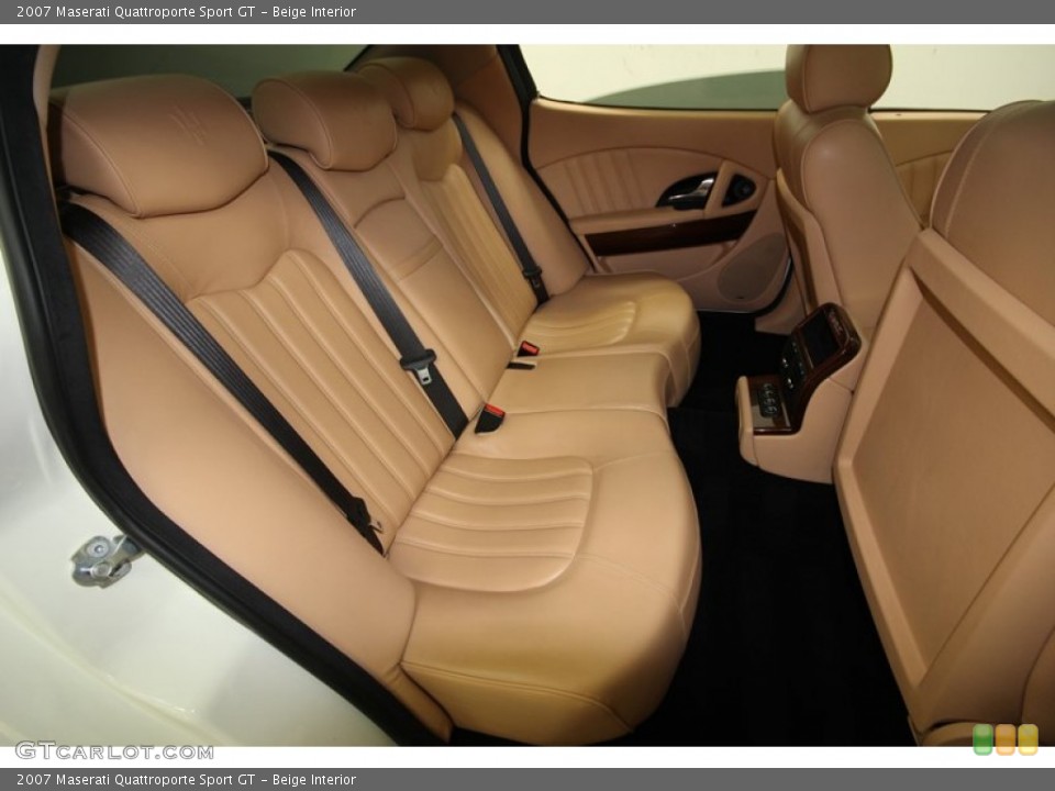 Beige Interior Rear Seat for the 2007 Maserati Quattroporte Sport GT #76192793