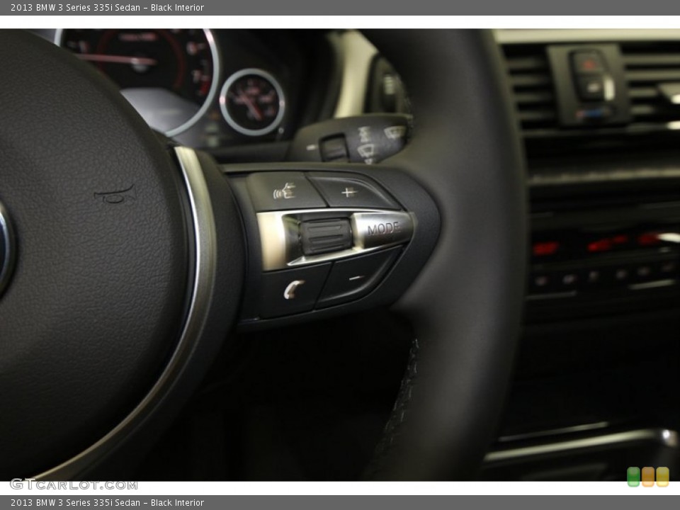 Black Interior Controls for the 2013 BMW 3 Series 335i Sedan #76193279