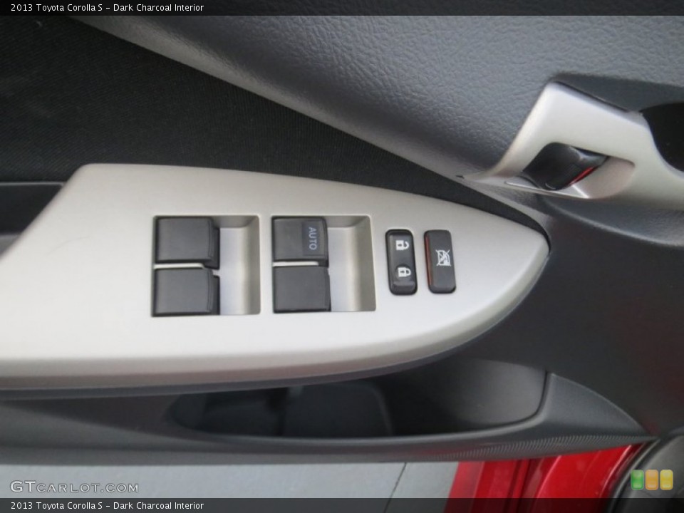 Dark Charcoal Interior Controls for the 2013 Toyota Corolla S #76194664