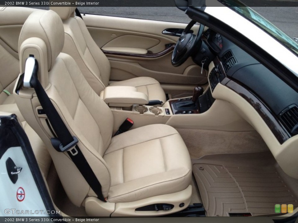 Beige Interior Photo for the 2002 BMW 3 Series 330i Convertible #76195815