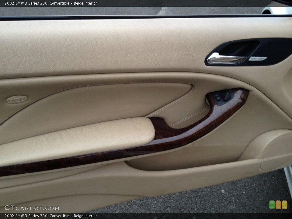 Beige Interior Door Panel for the 2002 BMW 3 Series 330i Convertible #76195989