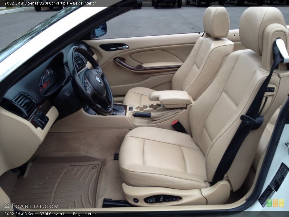 Beige Interior Photo for the 2002 BMW 3 Series 330i Convertible #76196003