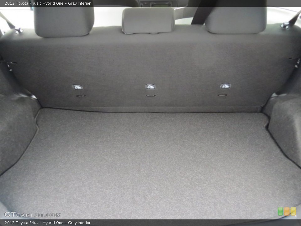 Gray Interior Trunk for the 2012 Toyota Prius c Hybrid One #76198961