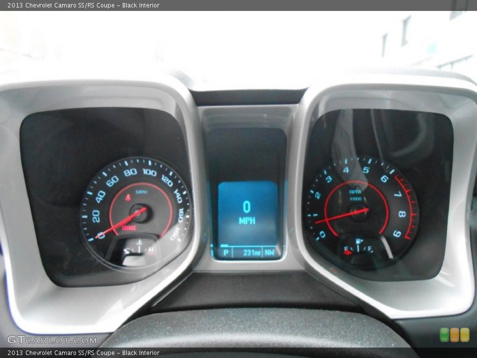 Black Interior Gauges for the 2013 Chevrolet Camaro SS/RS Coupe #76199978