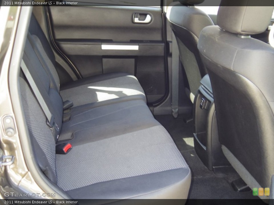 Black Interior Rear Seat for the 2011 Mitsubishi Endeavor LS #76200565