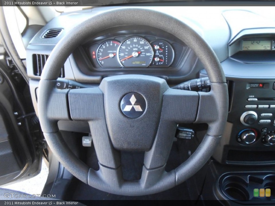 Black Interior Steering Wheel for the 2011 Mitsubishi Endeavor LS #76200724