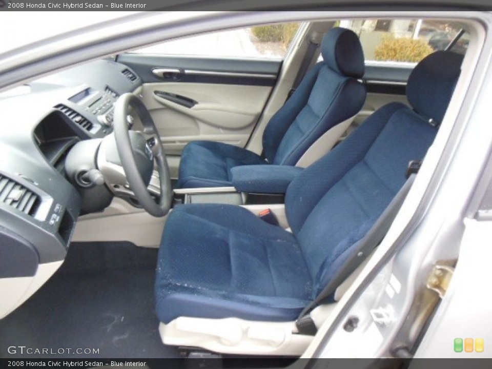 Blue Interior Photo for the 2008 Honda Civic Hybrid Sedan #76204686