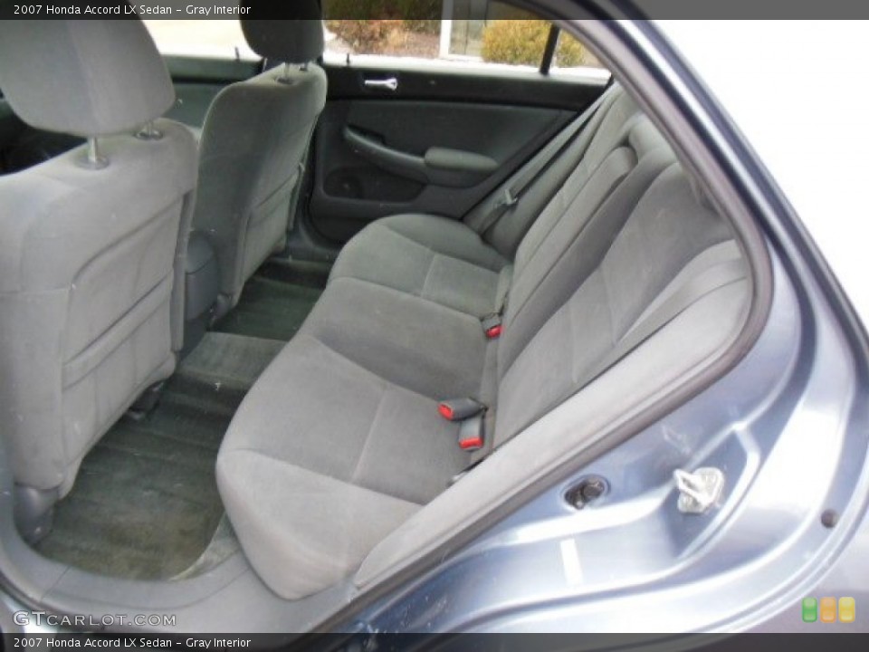 Gray Interior Rear Seat for the 2007 Honda Accord LX Sedan #76204934
