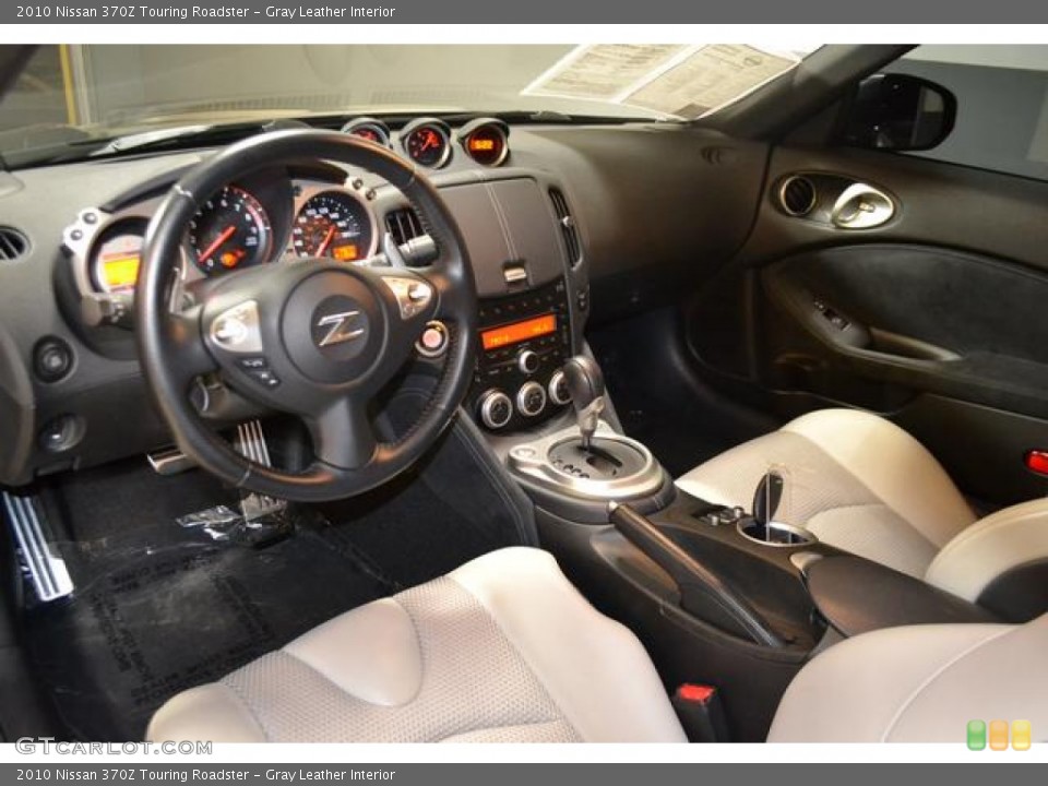Gray Leather 2010 Nissan 370Z Interiors