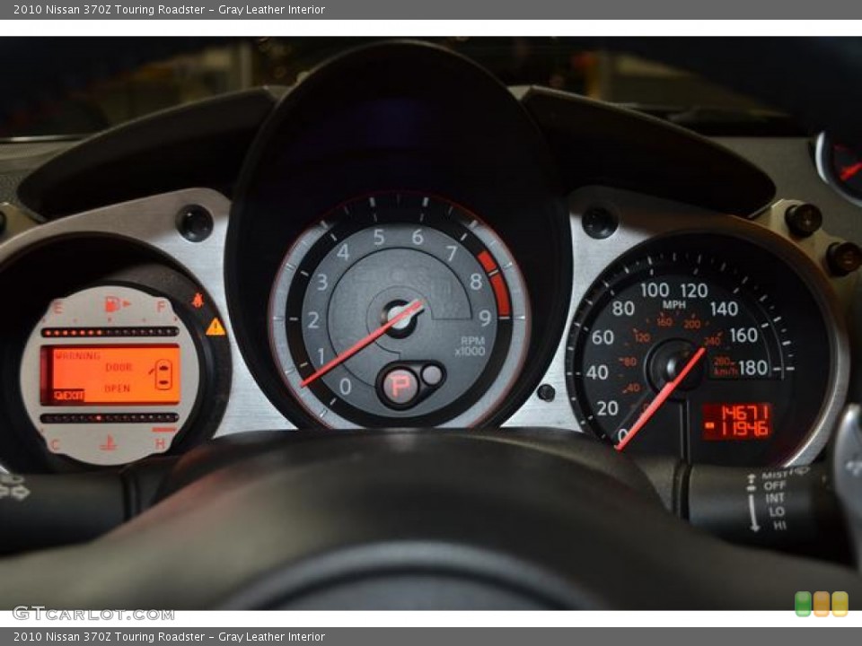 Gray Leather Interior Gauges for the 2010 Nissan 370Z Touring Roadster #76207364