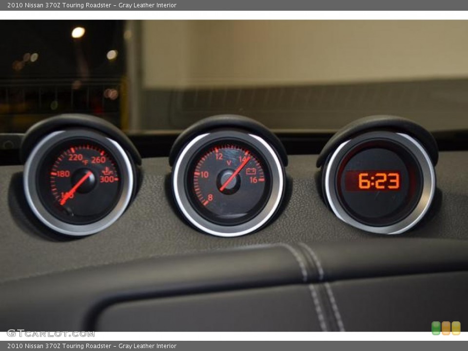 Gray Leather Interior Gauges for the 2010 Nissan 370Z Touring Roadster #76207410