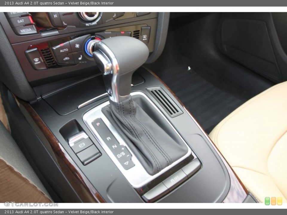 Velvet Beige/Black Interior Transmission for the 2013 Audi A4 2.0T quattro Sedan #76209659