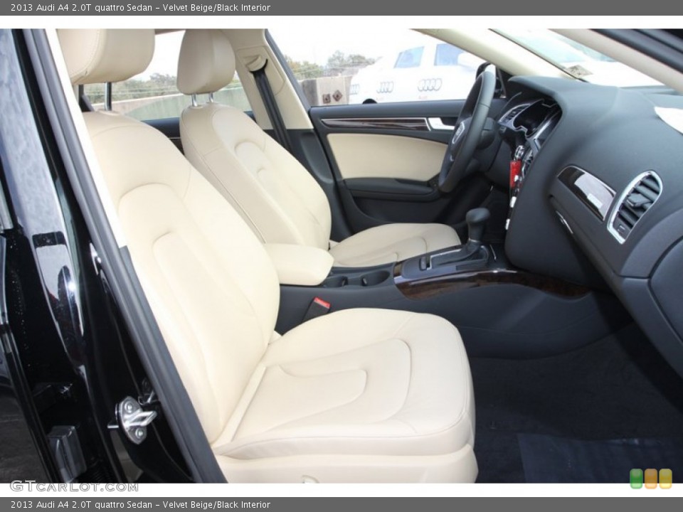 Velvet Beige/Black Interior Photo for the 2013 Audi A4 2.0T quattro Sedan #76209758