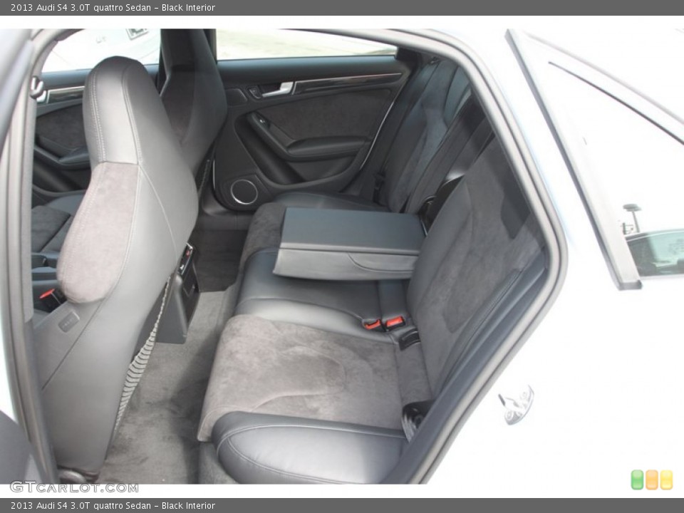Black Interior Rear Seat for the 2013 Audi S4 3.0T quattro Sedan #76210055
