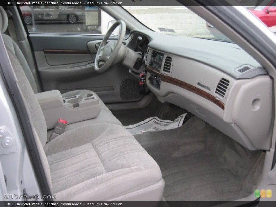 Medium Gray Interior Front Seat for the 2003 Chevrolet Impala  #76211771