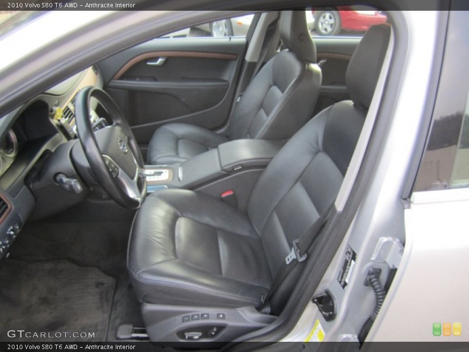 Anthracite Interior Photo for the 2010 Volvo S80 T6 AWD #76212197
