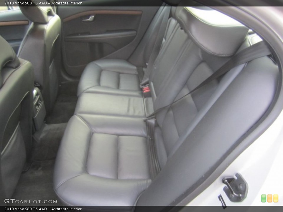 Anthracite Interior Rear Seat for the 2010 Volvo S80 T6 AWD #76212254
