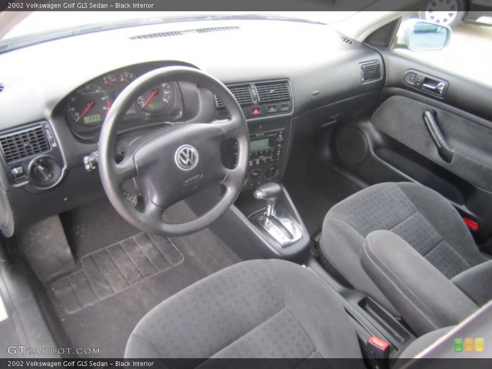 Black 2002 Volkswagen Golf Interiors