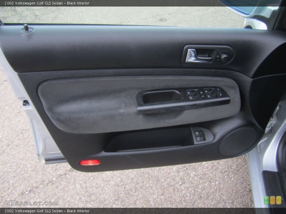 Black Interior Door Panel for the 2002 Volkswagen Golf GLS Sedan #76213304