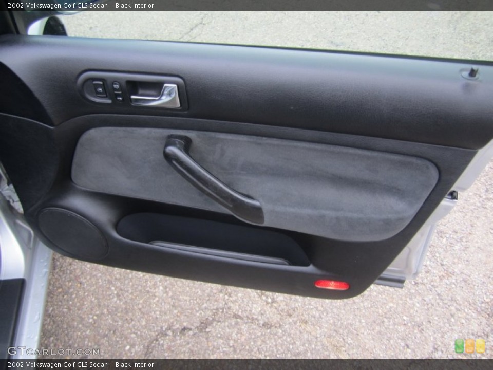 Black Interior Door Panel for the 2002 Volkswagen Golf GLS Sedan #76213433