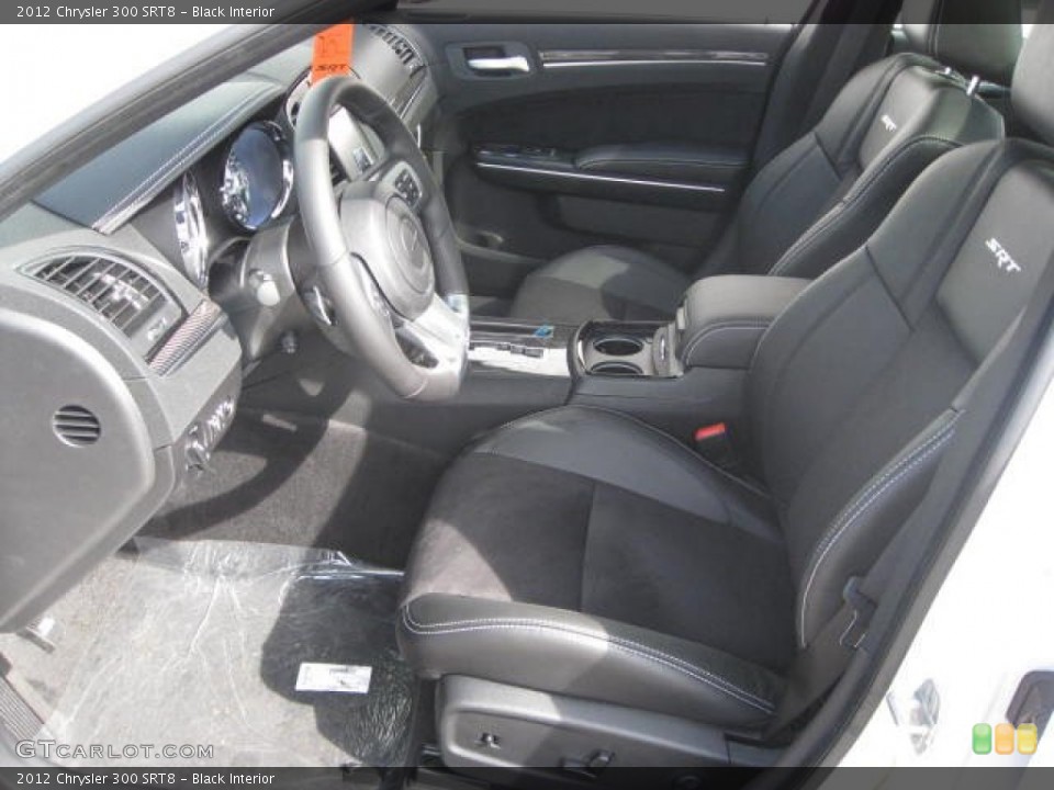 Black Interior Front Seat for the 2012 Chrysler 300 SRT8 #76214253
