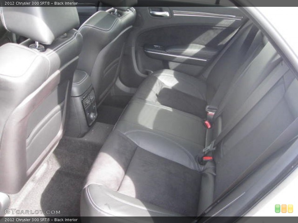 Black Interior Rear Seat for the 2012 Chrysler 300 SRT8 #76214486