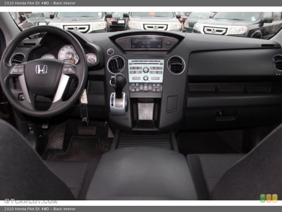 Black Interior Dashboard for the 2010 Honda Pilot EX 4WD #76216205