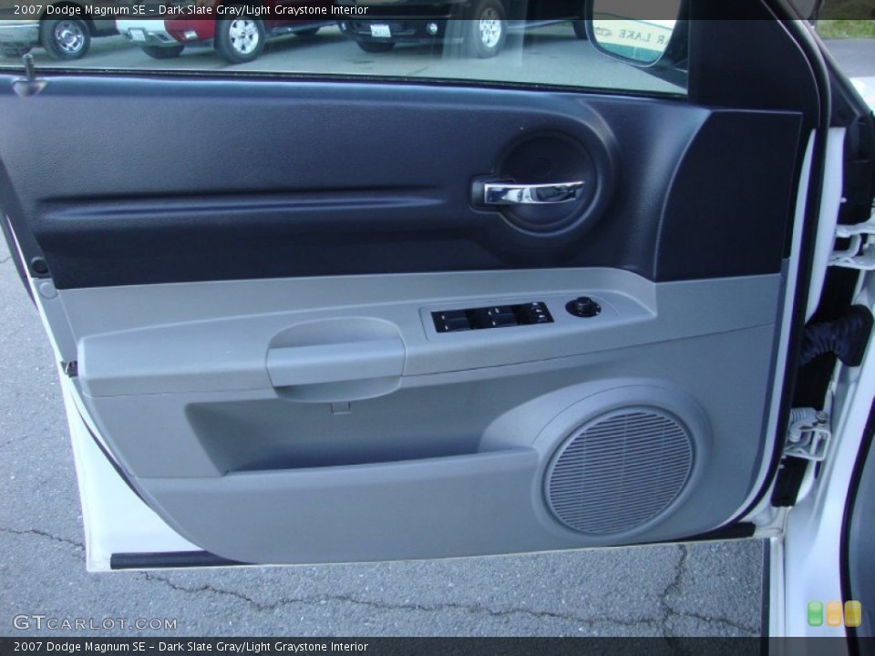 Dark Slate Gray/Light Graystone Interior Door Panel for the 2007 Dodge Magnum SE #76217051
