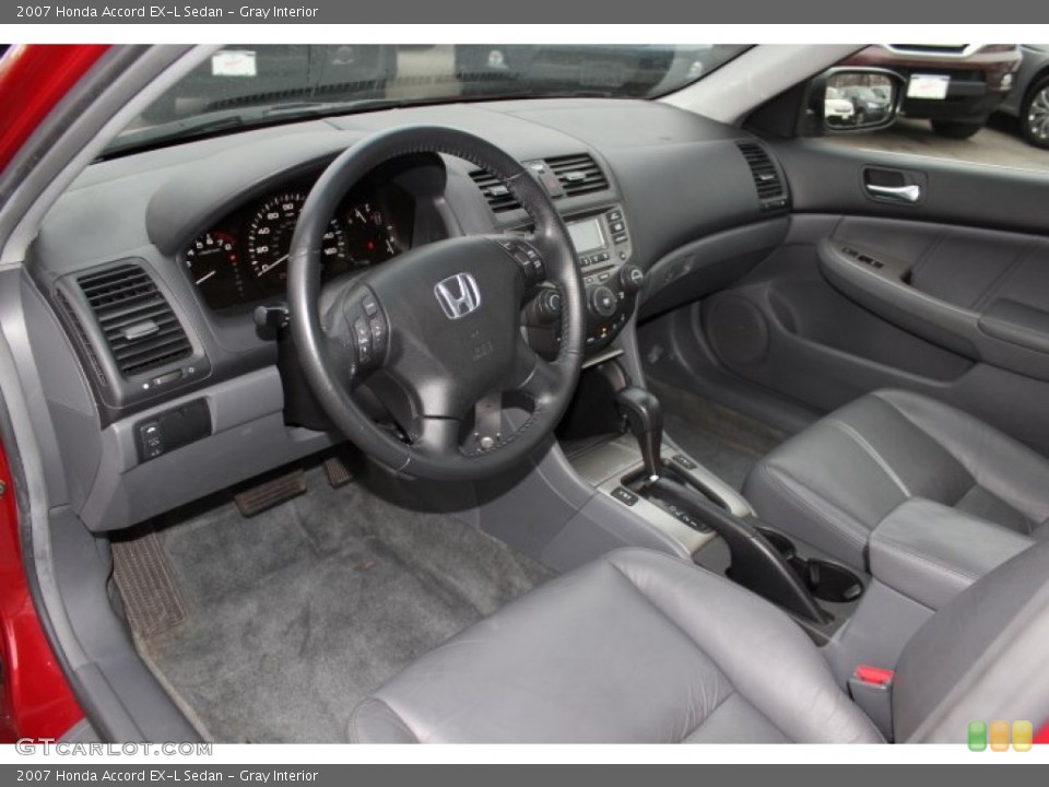 Gray Interior Photo for the 2007 Honda Accord EX-L Sedan #76218480