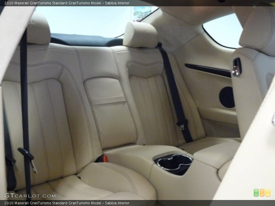 Sabbia Interior Rear Seat for the 2010 Maserati GranTurismo  #76218760