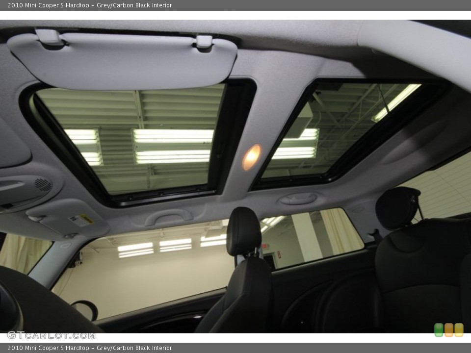 Grey/Carbon Black Interior Sunroof for the 2010 Mini Cooper S Hardtop #76219454