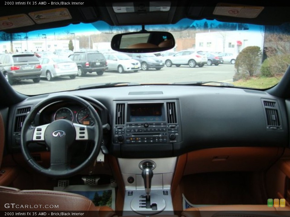 Brick/Black Interior Dashboard for the 2003 Infiniti FX 35 AWD #76219829