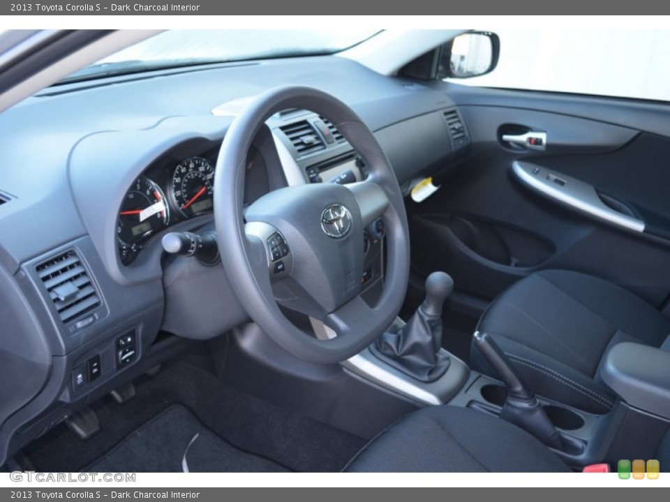 Dark Charcoal Interior Photo for the 2013 Toyota Corolla S #76219967