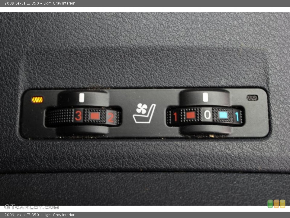 Light Gray Interior Controls for the 2009 Lexus ES 350 #76222598
