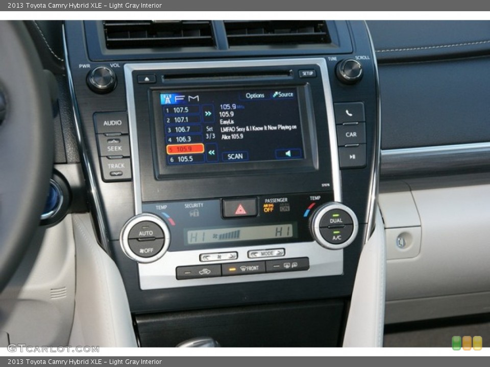 Light Gray Interior Audio System for the 2013 Toyota Camry Hybrid XLE #76225142