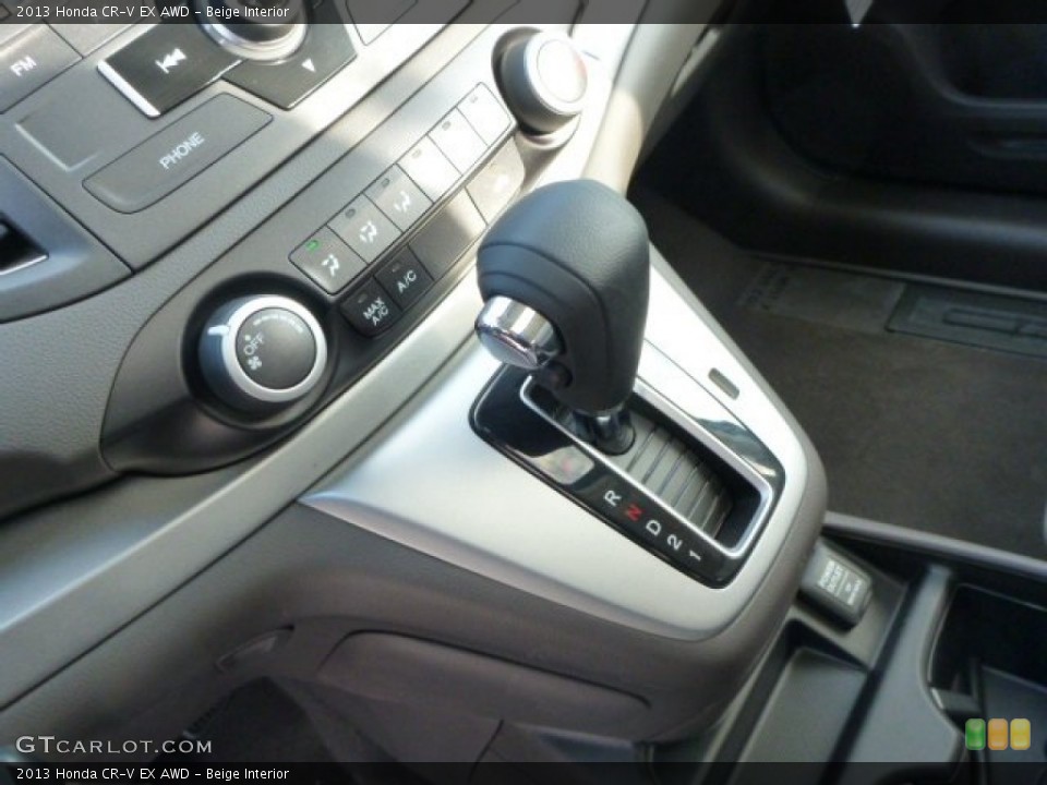 Beige Interior Transmission for the 2013 Honda CR-V EX AWD #76225358