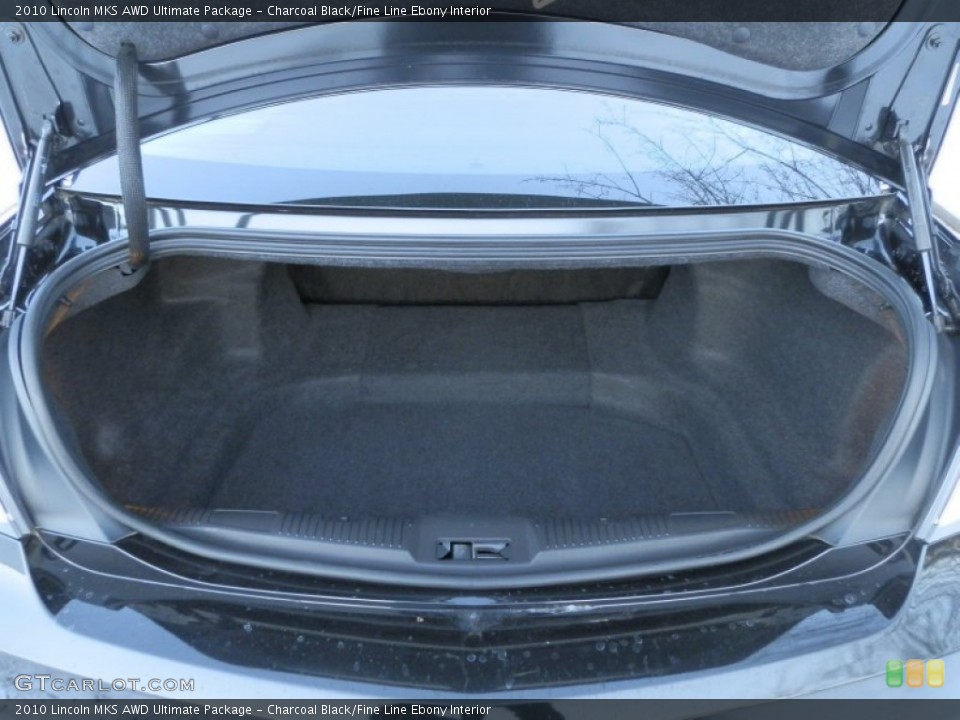Charcoal Black/Fine Line Ebony Interior Trunk for the 2010 Lincoln MKS AWD Ultimate Package #76226144
