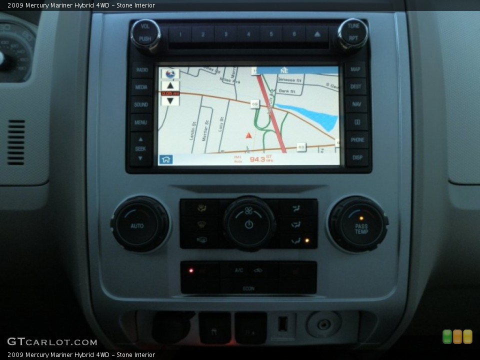 Stone Interior Navigation for the 2009 Mercury Mariner Hybrid 4WD #76226663