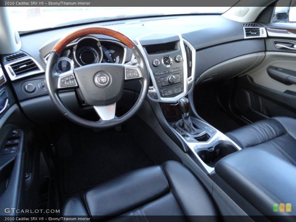 Ebony/Titanium Interior Prime Interior for the 2010 Cadillac SRX V6 #76226776