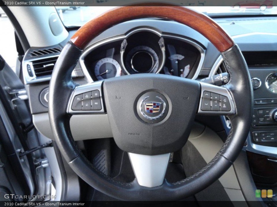 Ebony/Titanium Interior Steering Wheel for the 2010 Cadillac SRX V6 #76226933