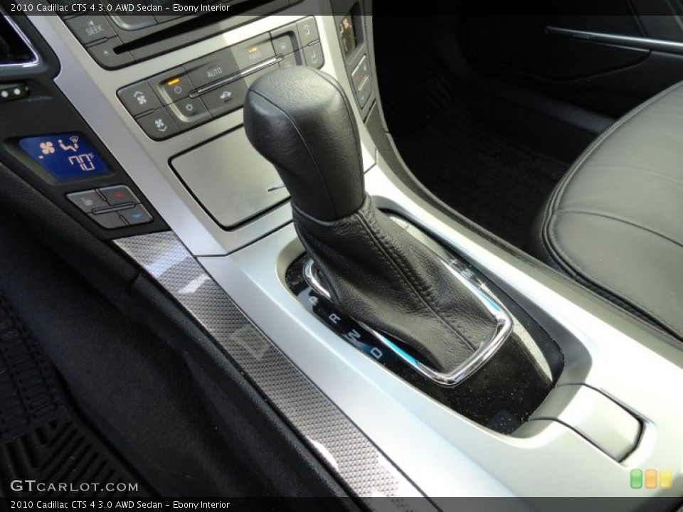Ebony Interior Transmission for the 2010 Cadillac CTS 4 3.0 AWD Sedan #76228167