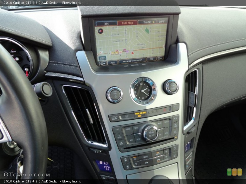 Ebony Interior Controls for the 2010 Cadillac CTS 4 3.0 AWD Sedan #76228185