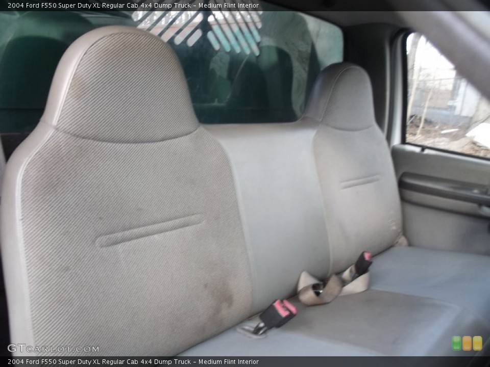 Medium Flint Interior Front Seat for the 2004 Ford F550 Super Duty XL Regular Cab 4x4 Dump Truck #76228621