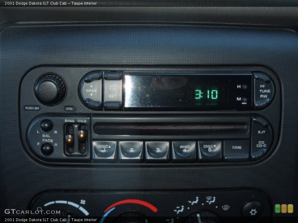 Taupe Interior Audio System for the 2001 Dodge Dakota SLT Club Cab #76228691