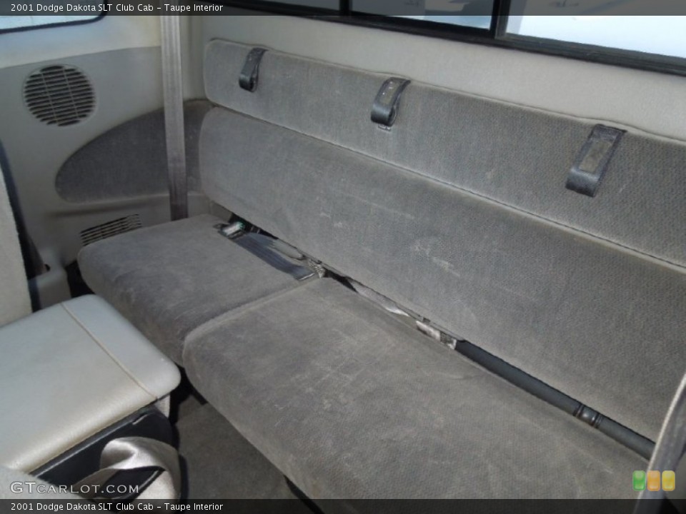 Taupe Interior Rear Seat for the 2001 Dodge Dakota SLT Club Cab #76228739