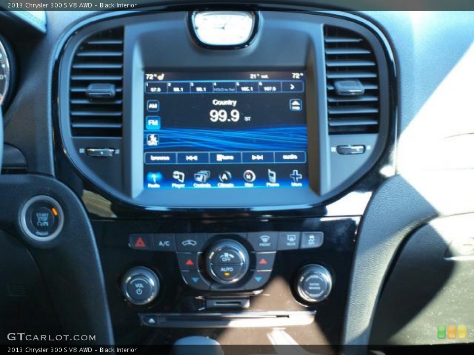 Black Interior Controls for the 2013 Chrysler 300 S V8 AWD #76231472