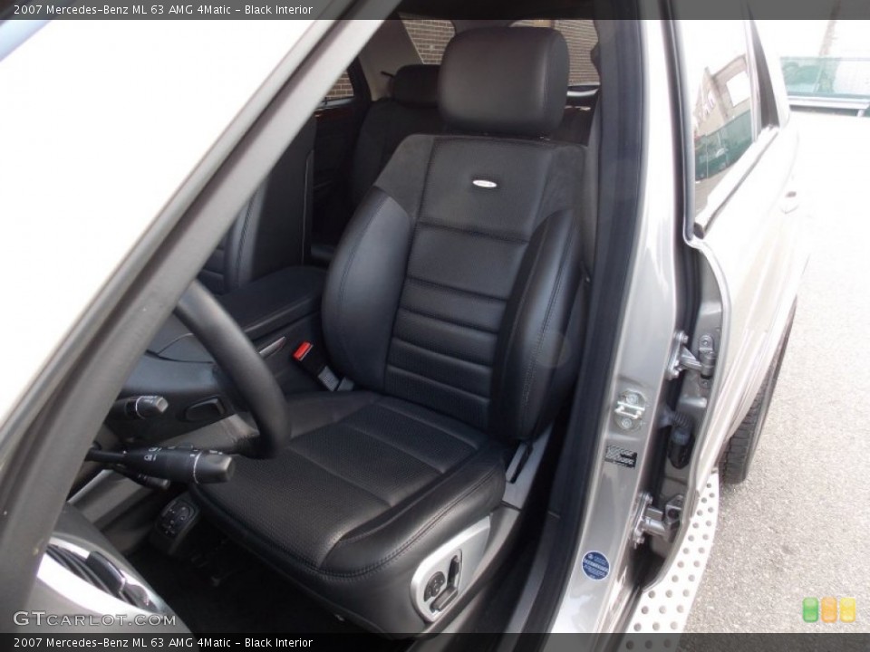 Black Interior Front Seat for the 2007 Mercedes-Benz ML 63 AMG 4Matic #76233483