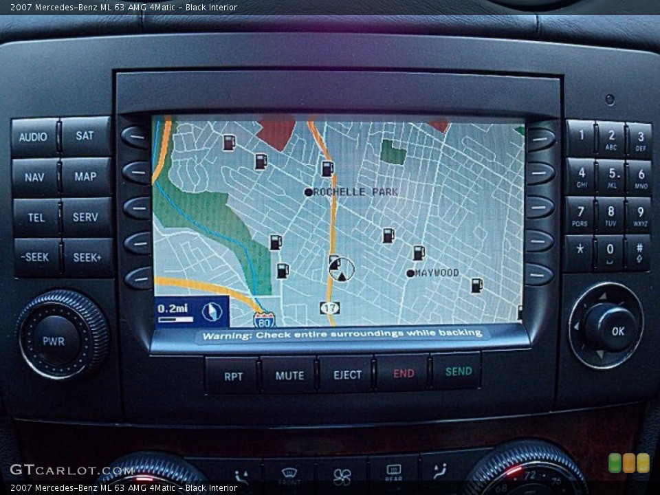 Black Interior Navigation for the 2007 Mercedes-Benz ML 63 AMG 4Matic #76233806